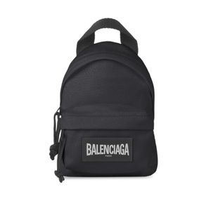 Balenciaga MEN'S OVERSIZED MINI BACKPACK IN BLACK